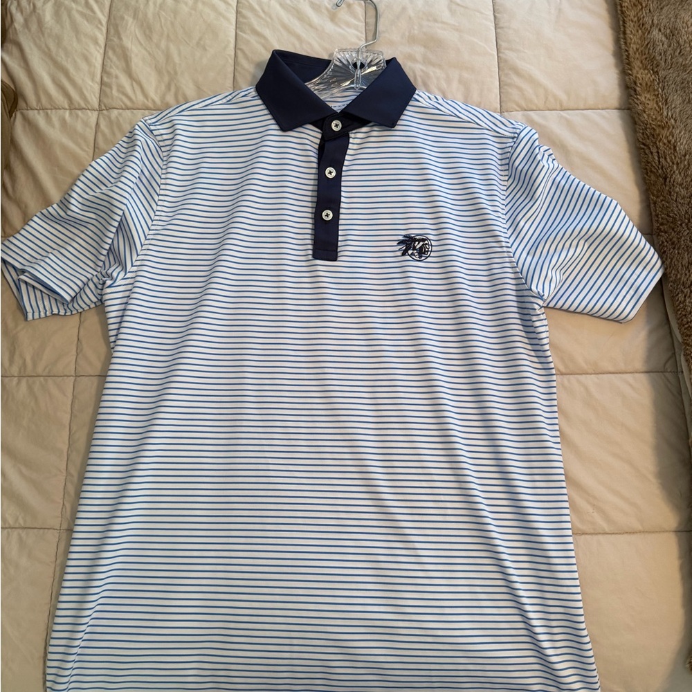 Cherokee town and country club Men's Striped Polo Shirt - Men’s M